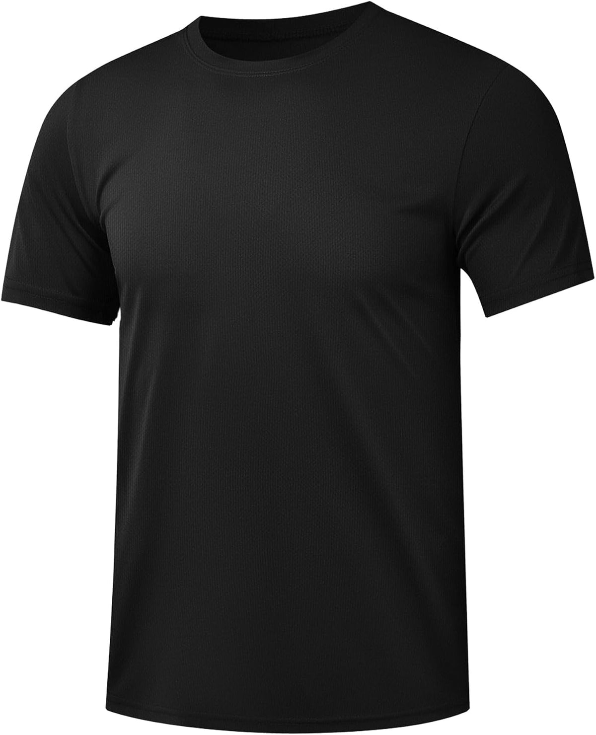 Men's Dry Fit Gym T-Shirts Multipack - Quick Dry Mesh, Moisture Wicking, Big and Tall Sizes - Standard (6)