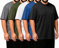 Men's Dry Fit Gym T-Shirts Multipack - Quick Dry Mesh, Moisture Wicking, Big and Tall Sizes - Big & Tall (3)