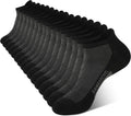 Men's Bamboo Ankle Socks 8 Pack - Seamless Toe, Cushioned Heel Tab, Odor Control for Running Days - Medium